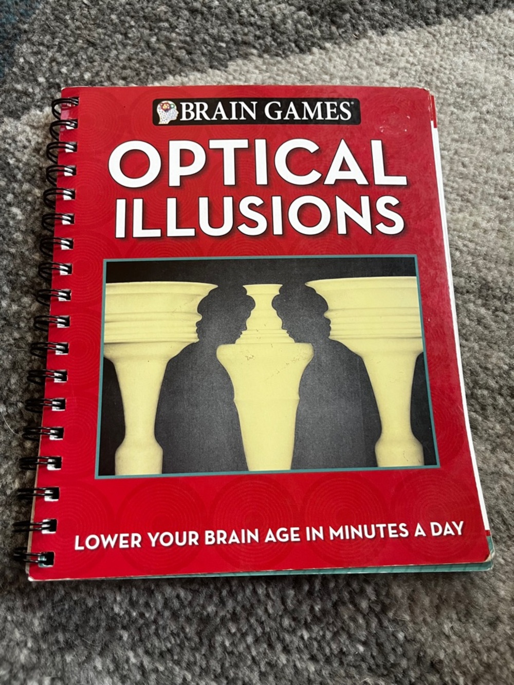 White and Teal Decorative Coffee Table Book